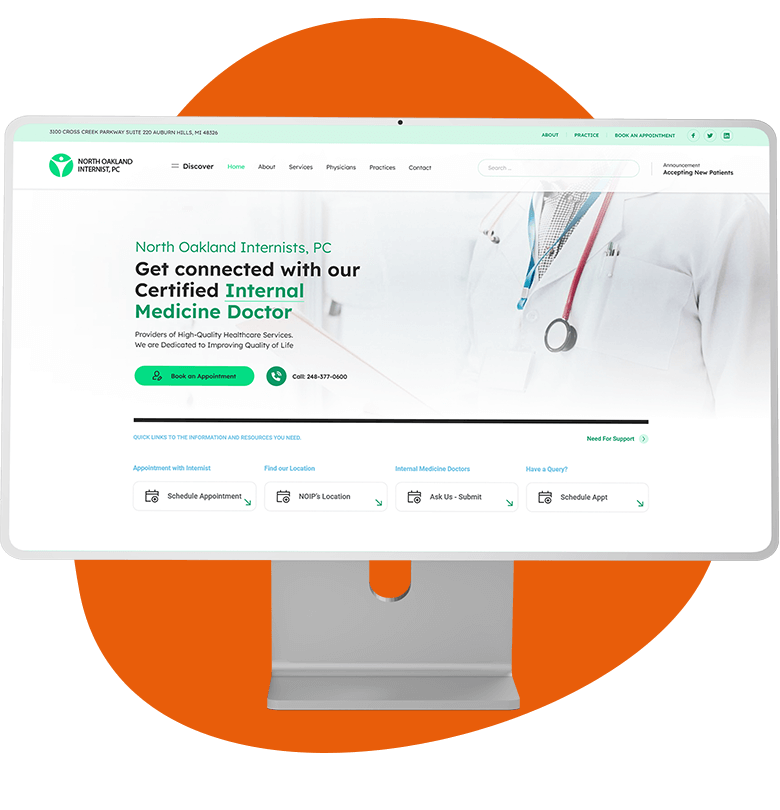 Client Website Designed By Web Development Company