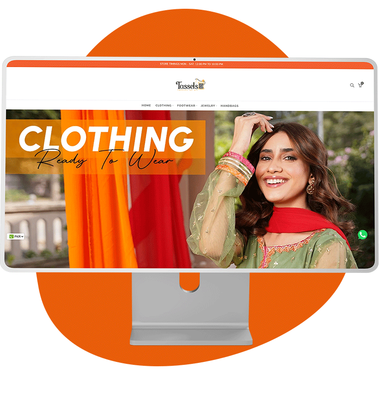 Tassels Ecommerce Website Development